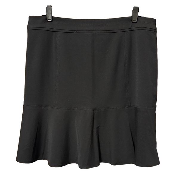 White House Black Market Black A-Line Skirt - Picture 3 of 3